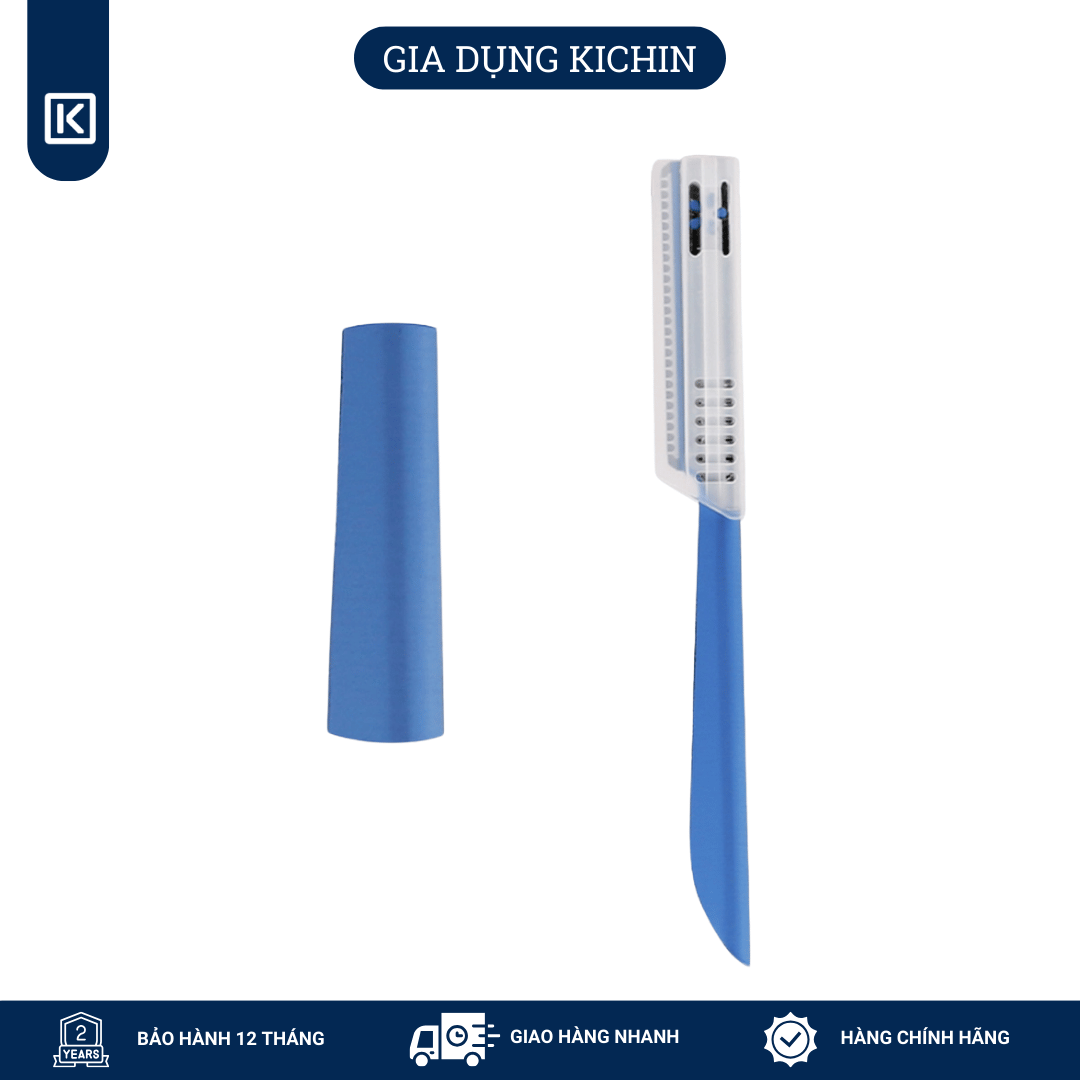 Dao cạo lông mày cao cấp Nhật Disposable BTMG-5F bộ 5 chiếc (màu xanh)
