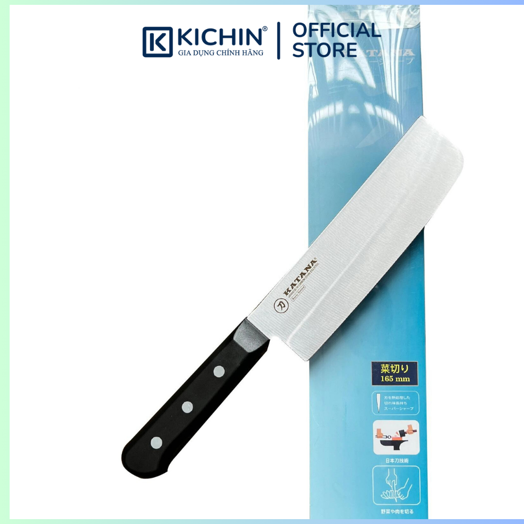 Dao bếp cao cấp KATANA Basic Nakiri - Dao thái rau củ KATA403 (165mm)