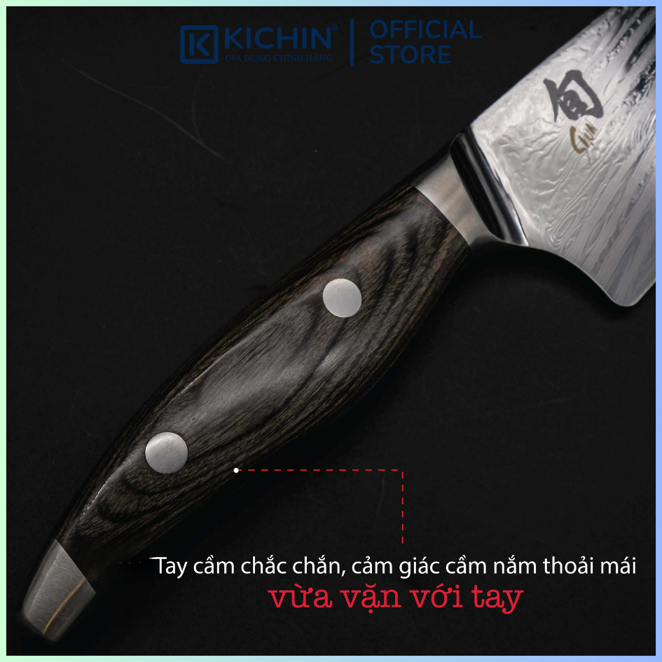 Dao bếp Nhật cao cấp KAI Shun Nagare Chef - Dao thái thịt cá NDC0706 (200mm)