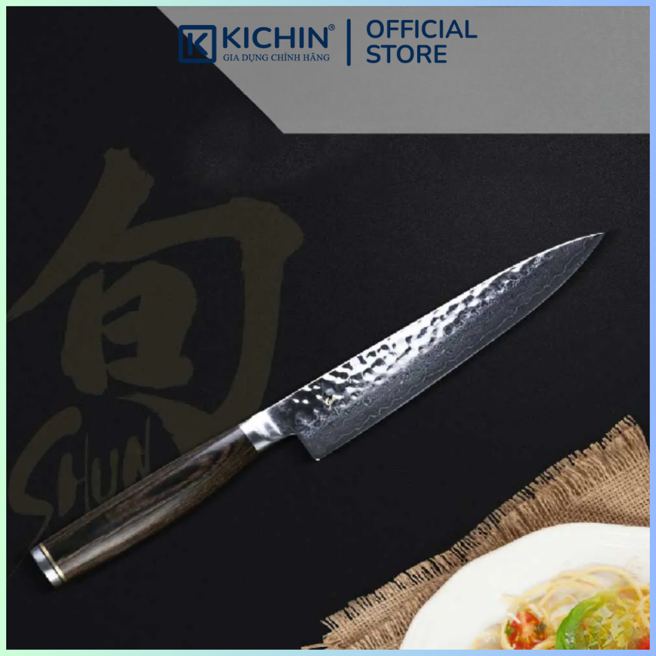 Dao bếp Nhật cao cấp KAI Shun Premier Utility - Dao đa năng thép Damascus TDM0701 (165mm)