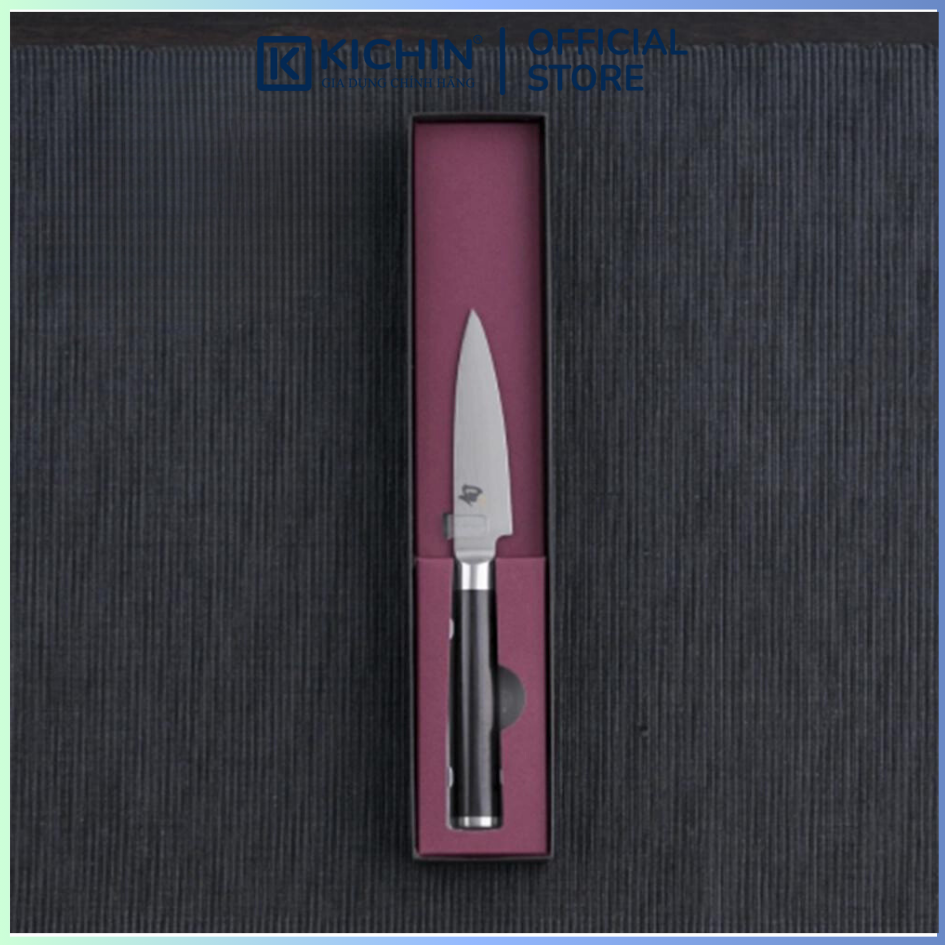 Dao bếp Nhật cao cấp Shun Classic Paring thép Damascus 69 lớp - Dao gọt tỉa hoa quả DM0700 (89mm)