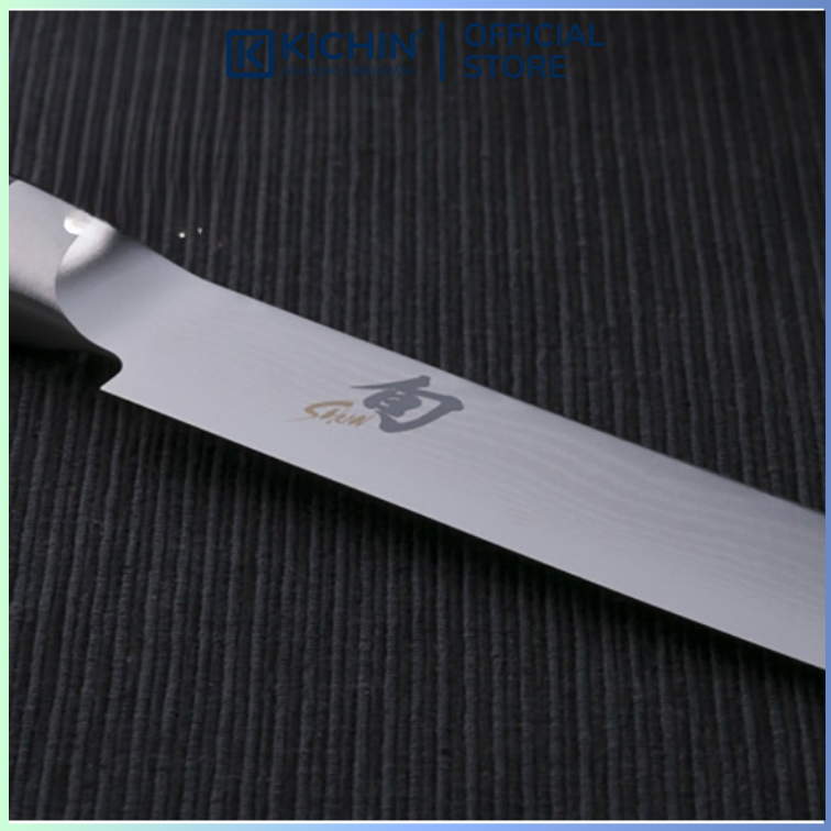 Dao bếp Nhật cao cấp Shun Classic Slicing - Dao thái lát thép Damascuss 69 lớp DM0704 (230mm)