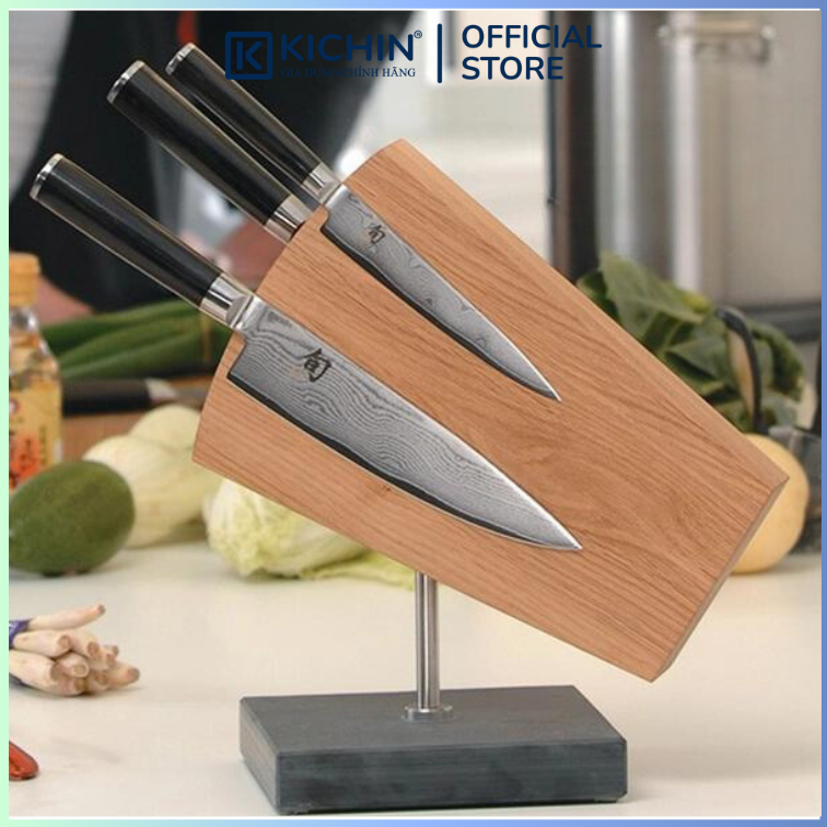 Bộ 3 dao bếp Nhật cao cấp KAI Shun Classic Chef, Ultility và Paring Bộ dao thái, đa năng, gọt hoa quả DMS-300