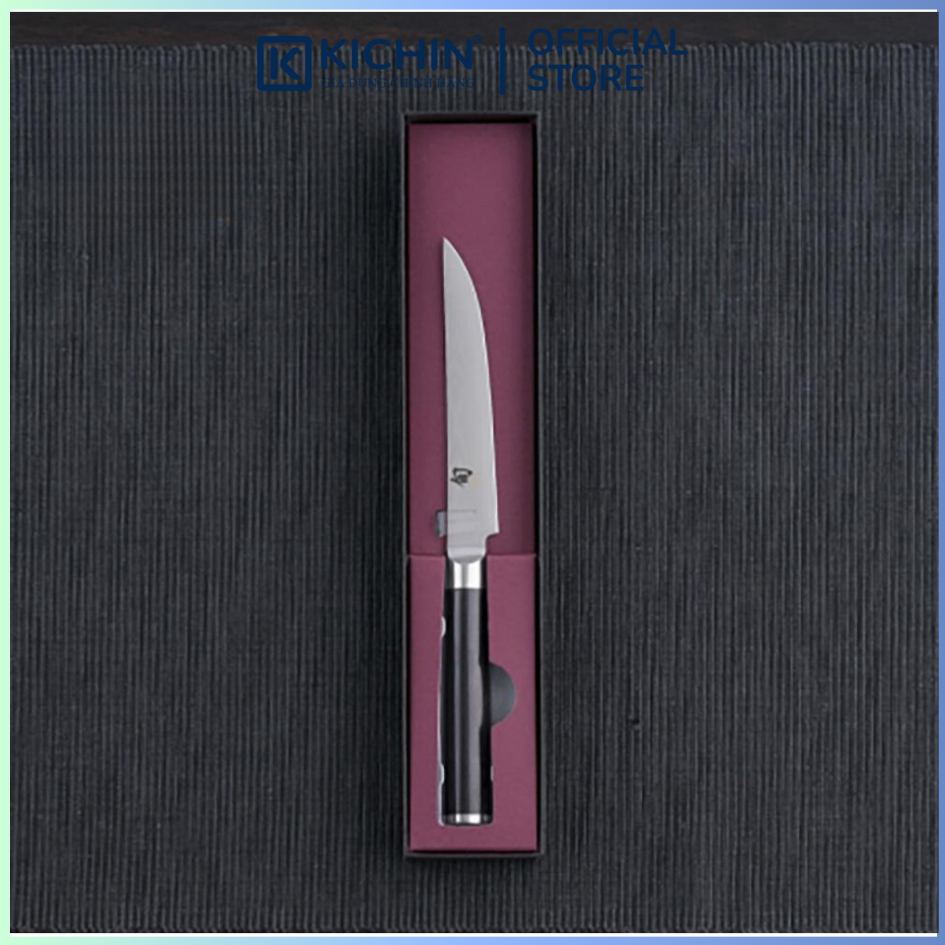 Dao bếp Nhật cao cấp Shun Classic Steak - Dao căt bít tết thép Damascuss 69 lớp DM0711 (120mm)