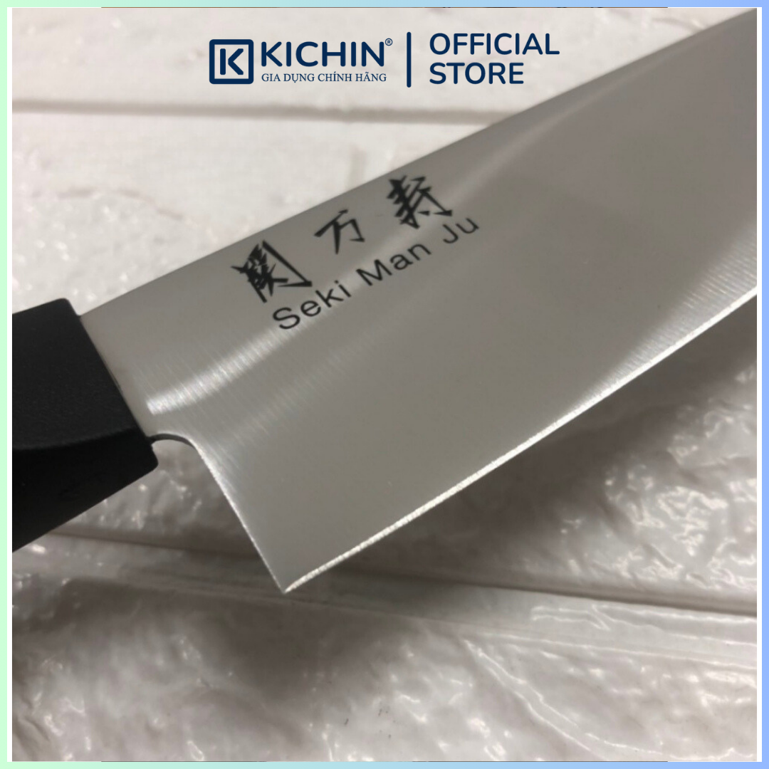 Dao bếp cao cấp KAI Ấn Seki ManJu Small Santoku - Dao thái đa năng BE0578 (145mm)