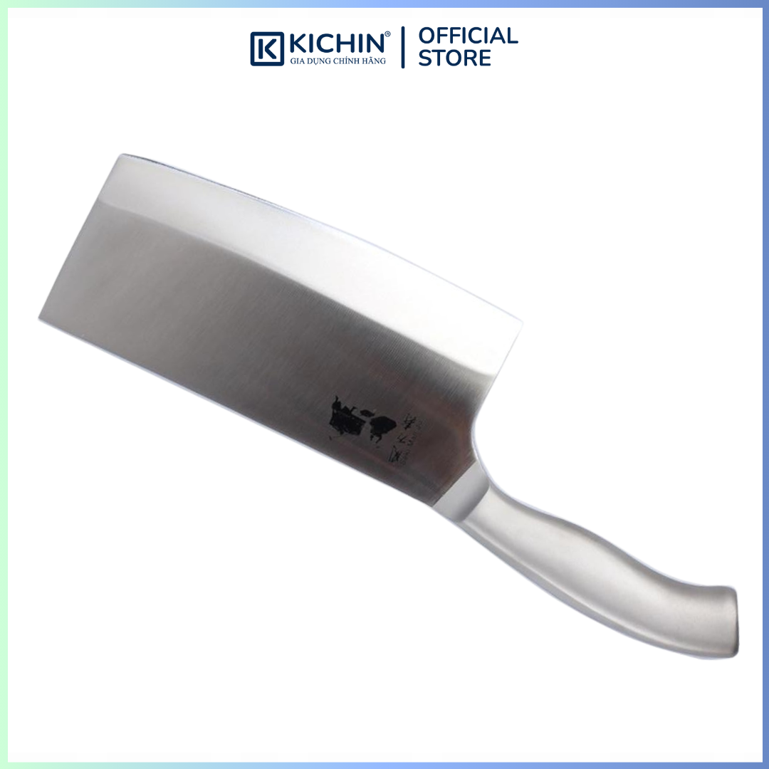 Dao phay chặt thịt Nhật cao cấp KAI Seki ManJu cán kim loại - 041BE0405 (160mm)