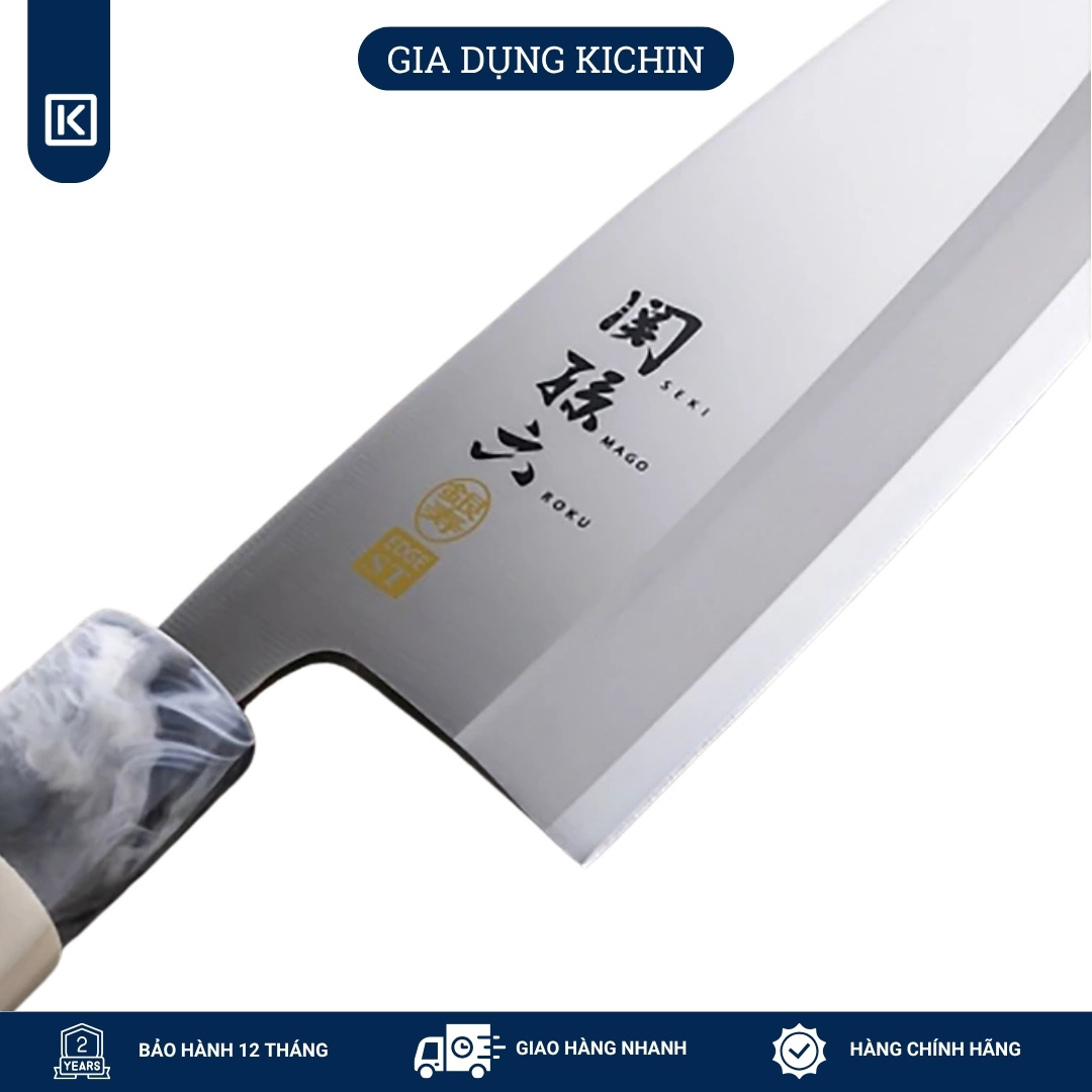 Dao bếp Nhật cao cấp KAI Ginju Deba - Dao thái lọc thịt cá AK5063 (165mm)
