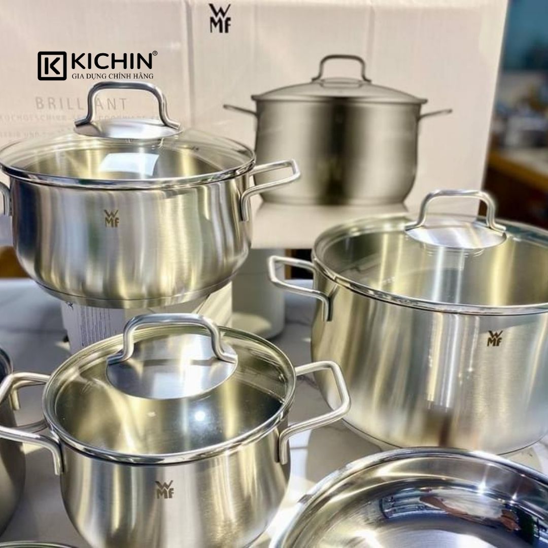 Bộ Nồi Cao Cấp WMF Brilliant 5 Nồi Và 1 Chảo