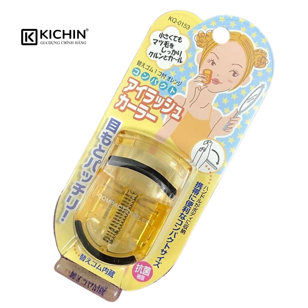 Kẹp uốn mi cao cấp Nhật KAI KQ0153 (màu vàng)