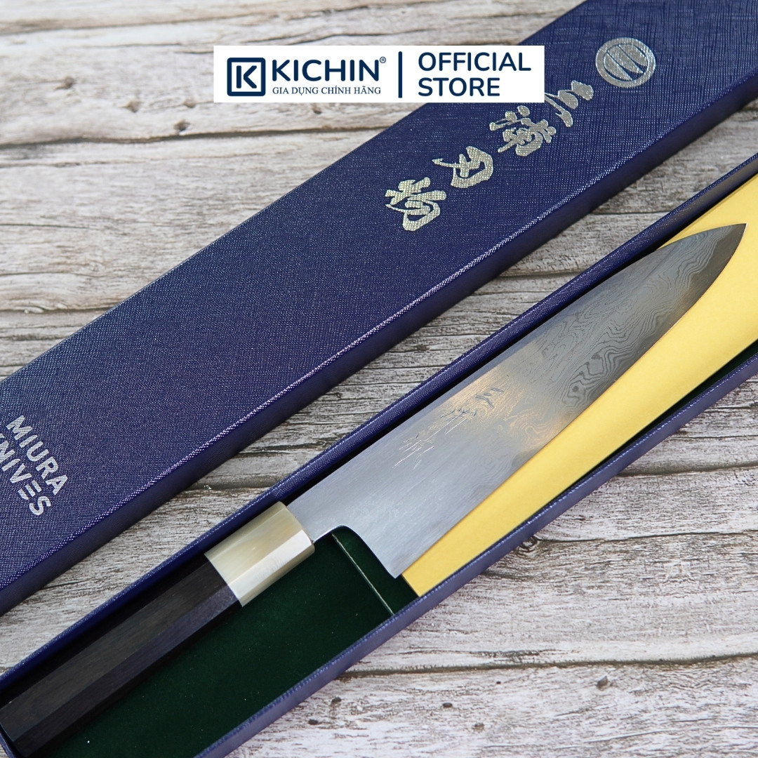 Dao Đa Năng Satoshi Nakagawa Damascus Aogami Guyto 210mm