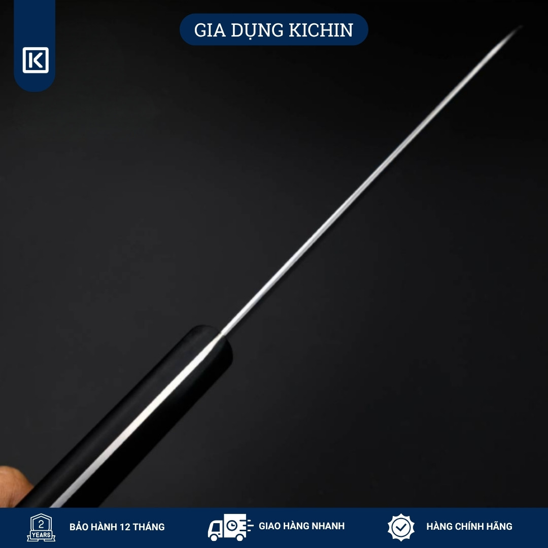 Dao bếp Nhật cao cấp Tojiro DP 37 lớp Damascus VG10 Santoku F331 (170mm)