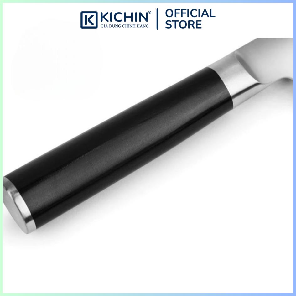 Dao bếp Nhật cao cấp Shun Classic H.G. Santoku - Dao thái đa năng thép Damascuss 69 lớp DM0718 (180mm)