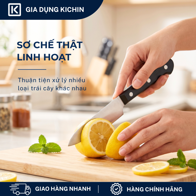 Dao bếp cao cấp KATANA Basic Petty - Dao gọt hoa quả KATA405 (100mm)