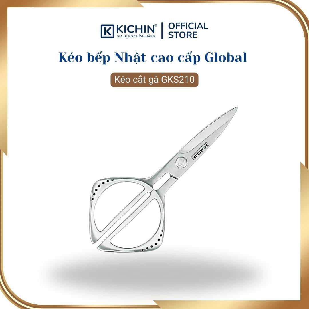 Kéo bếp Nhật cao cấp Global - Kéo cắt gà GKS210