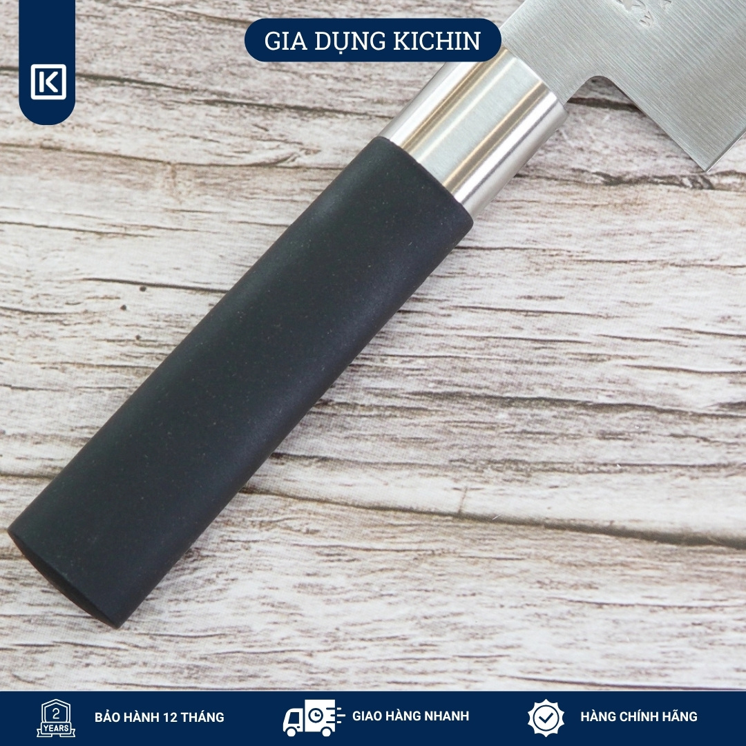 Dao thái rau củ Nhật Bản cao cấp KAI Wasabi Black Nakiri - 6716N (165mm)