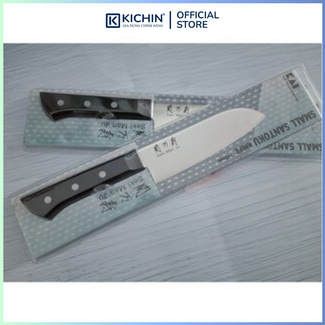Bộ 5 dao Nhật cao cấp KAI Ấn Seki ManJu -  Thái đa năng - Thịt cá - Rau củ - Gọt hoa quả MANJU-SET5