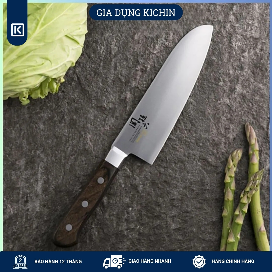 Dao bếp Nhật cao cấp KAI Benifuji Santoku - Dao thái đa năng AB5437 (165mm)