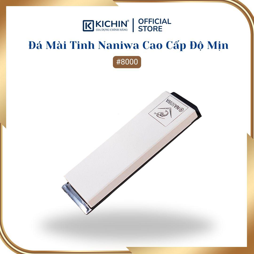 Đá mài dao tinh Naniwa độ mịn #8000 (có đế) (185x65x15) NKP8000C