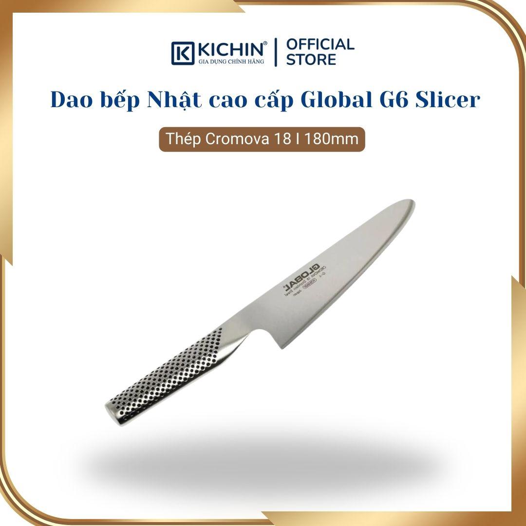 Dao bếp Nhật cao cấp Global G6 Slicer - Dao thái lát (180mm)