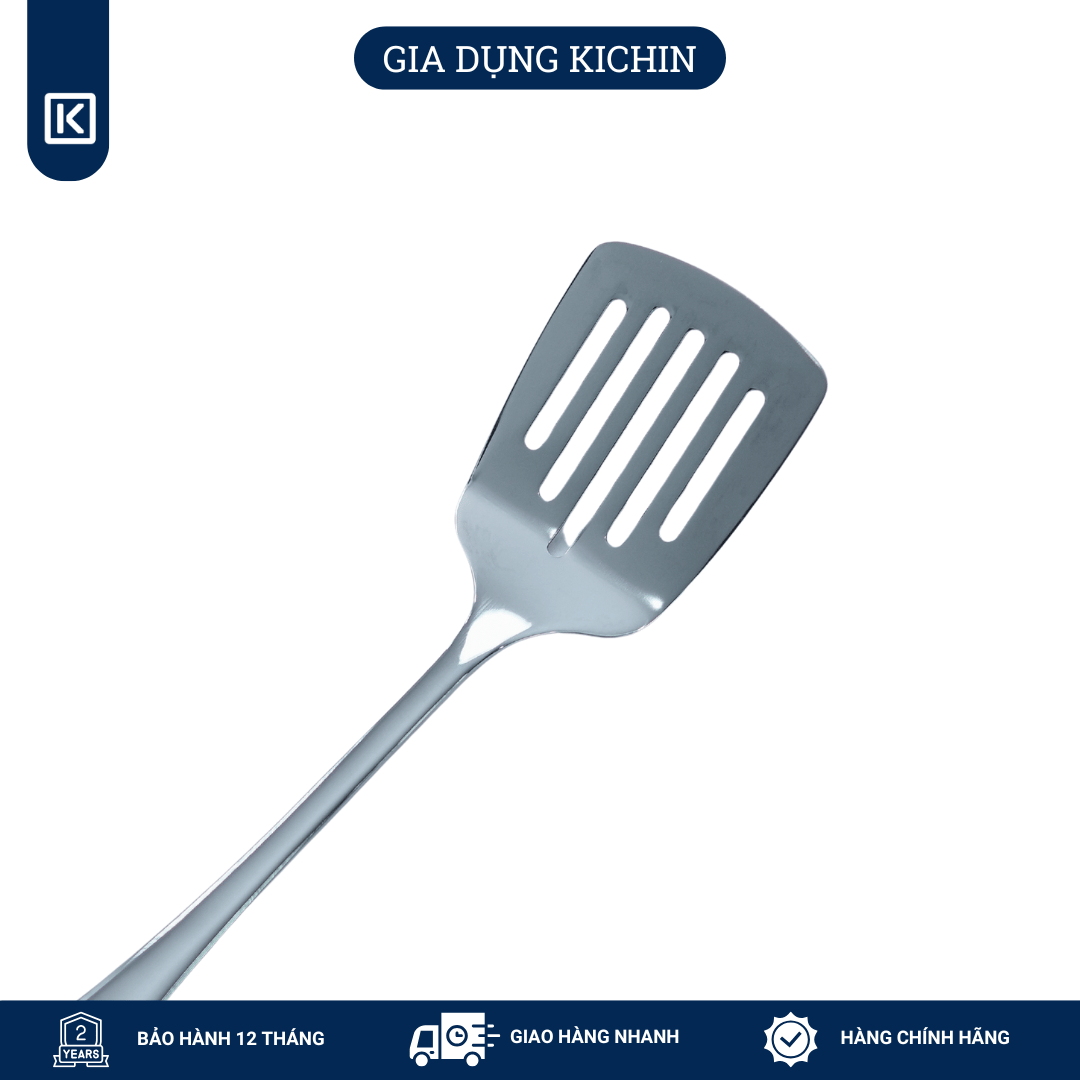 Xẻng lật thức ăn cao cấp inox 304 thương hiệu Kichin KX-01