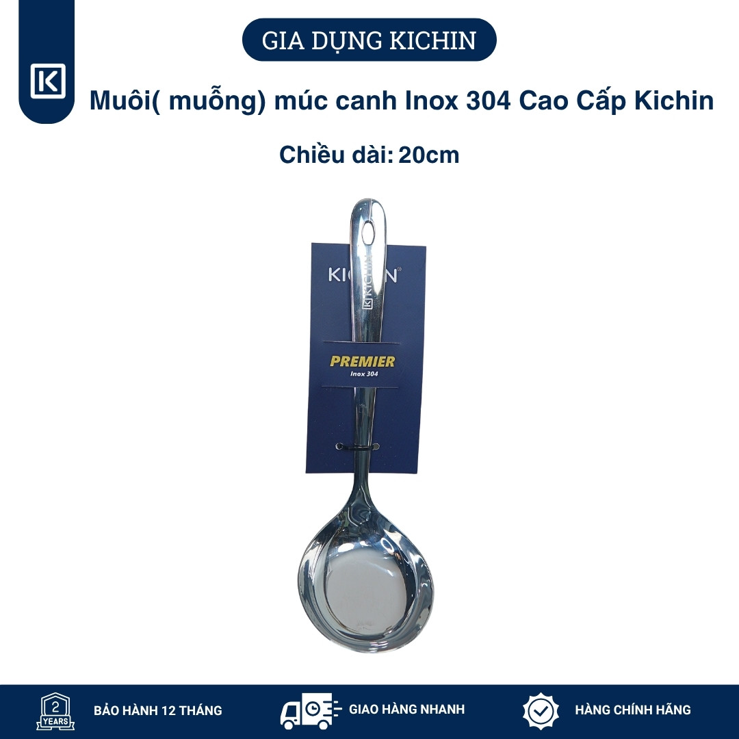 Muôi( muỗng) múc canh chất liệu Inox 304 Cao Cấp Kichin