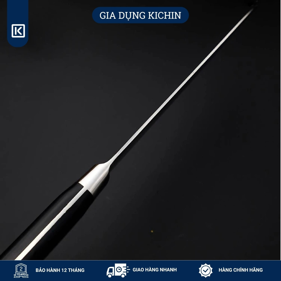 Dao bếp Nhật cao cấp TOJIRO BASIC 37 lớp Damascus VG10 Chef F332 (180mm)