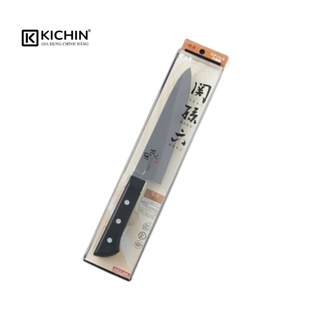 Dao bếp Nhật cao cấp KAI Moegi Chef - Dao thái thịt cá AE2902 (180mm)