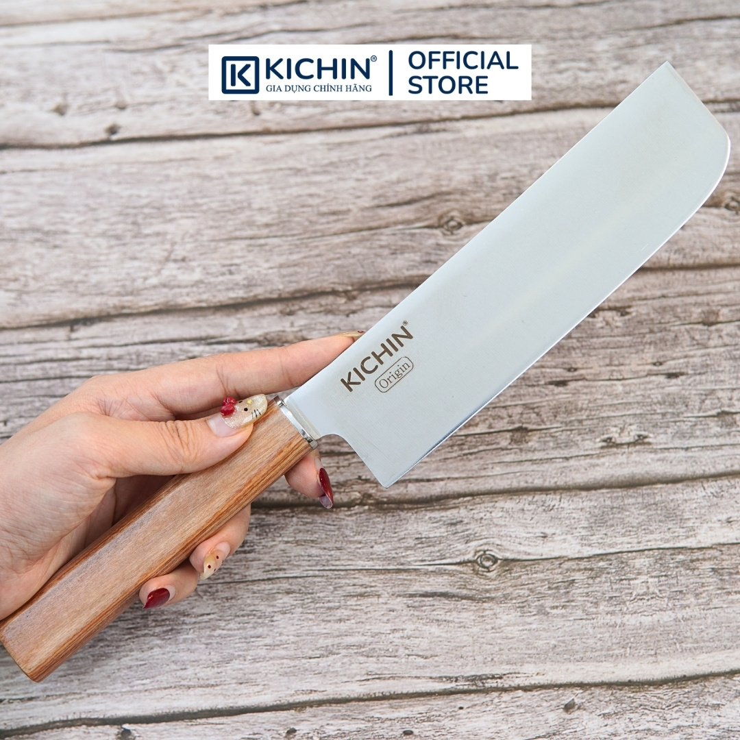 Dao bếp cao cấp thương hiệu KICHIN Origin Nakiri- Dao thái rau củ KCD-103