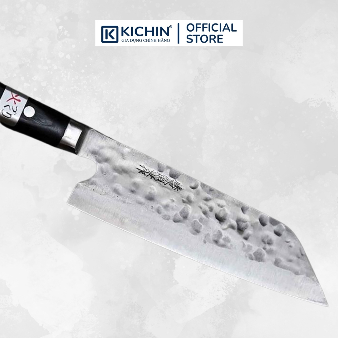 Dao Teruyasu Fujiwara Maboroshi Shirogami #1 Santoku 180mm