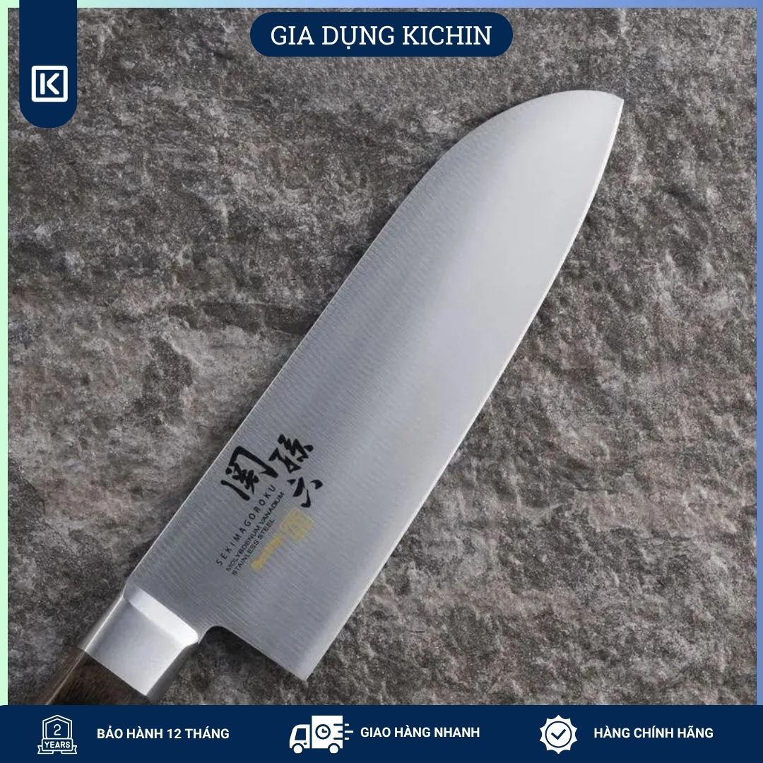 Dao bếp Nhật cao cấp KAI Benifuji Santoku - Dao thái đa năng AB5439 (145mm)