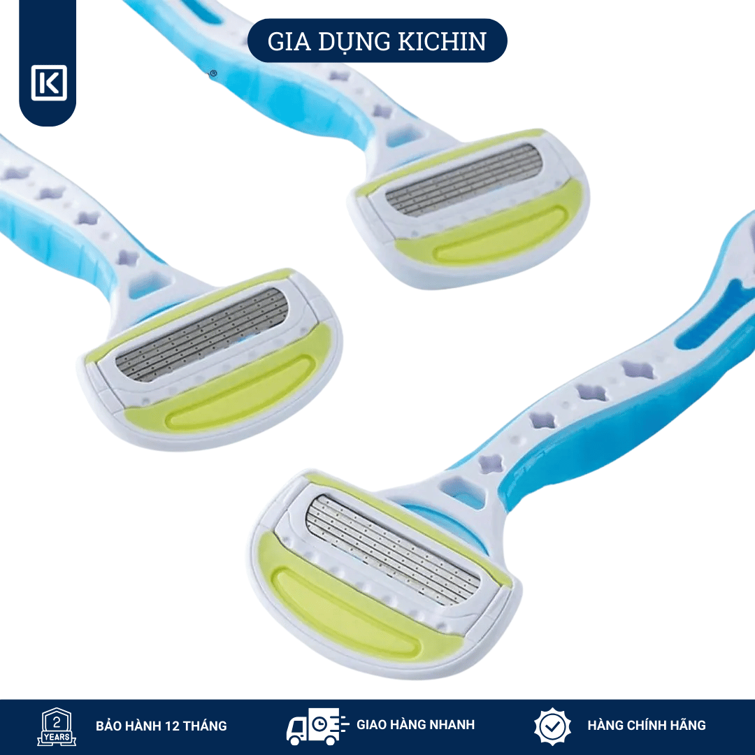 Dao cạo lông cao cấp Nhật cho nữ Aquafit 5 Blade AF-3BB (3 chiếc)
