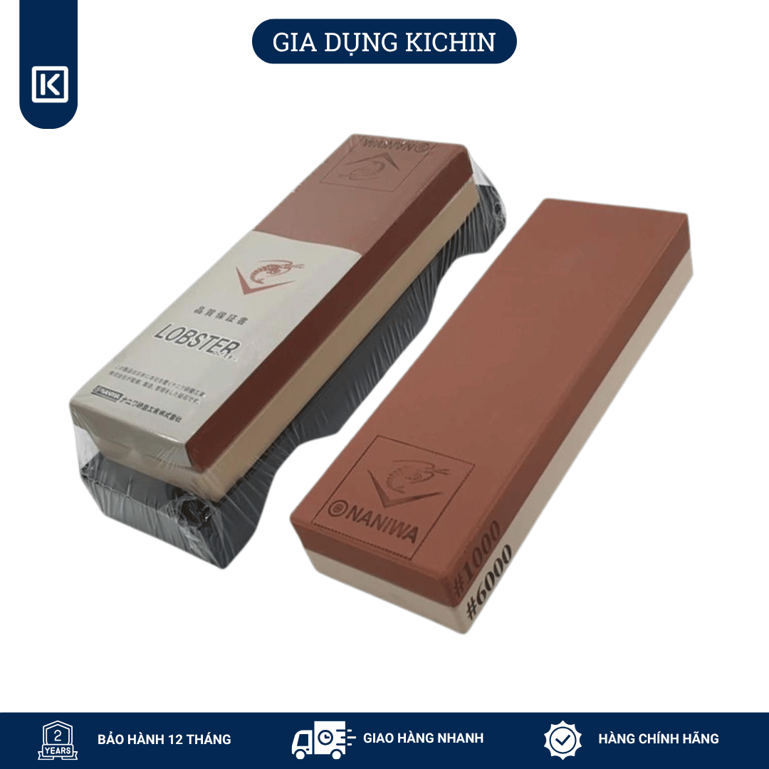 Đá Mài Dao Naniwa Nhật Bản NAT-1000-6000-RD-VT Độ Mịn #1000/6000