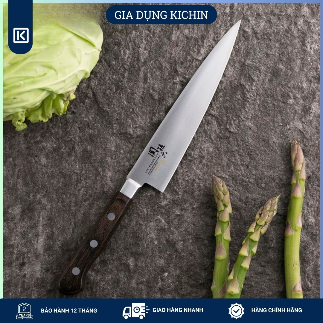 Dao gọt hoa quả của Nhật Bản cao cấp KAI Benifuji cán gỗ Petty Cooking - AB5444 (150mm)