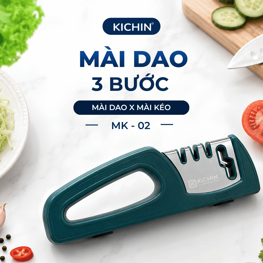 Dụng cụ mài dao 3 bước thương hiệu KICHIN MK-02