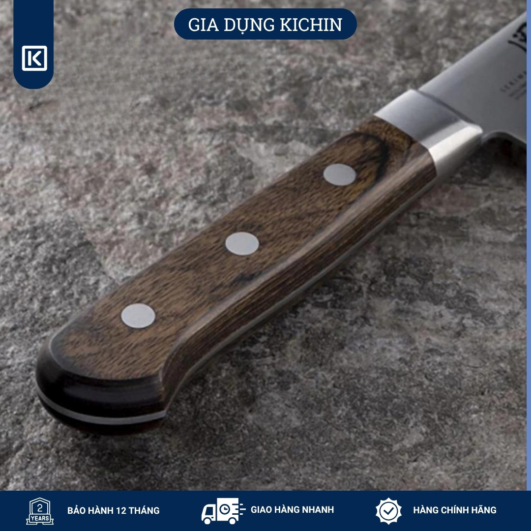 Dao gọt hoa quả của Nhật Bản cao cấp KAI Benifuji cán gỗ Petty Cooking - AB5444 (150mm)