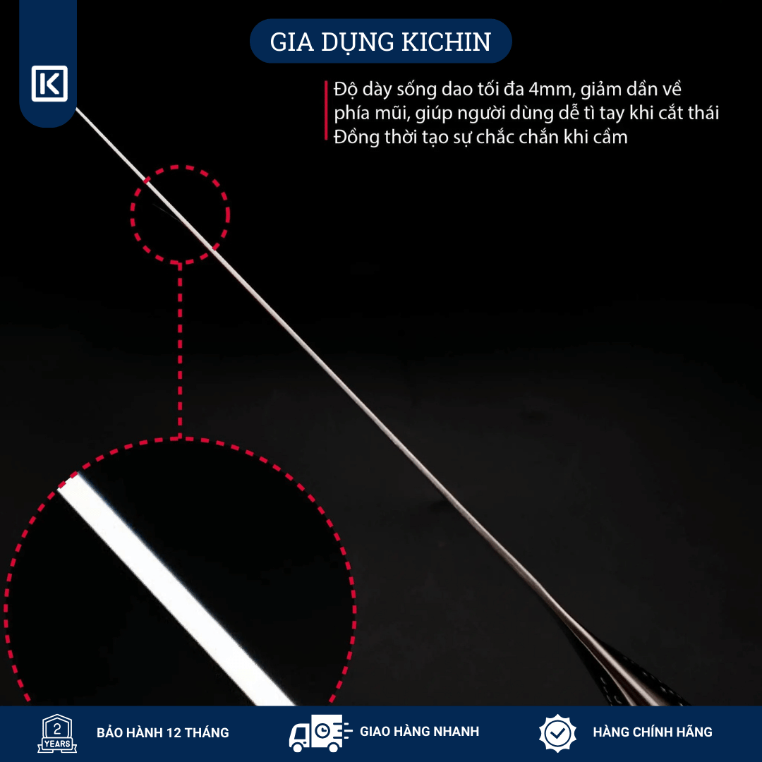 Dao bếp Nhật cao cấp Global G16 Chef - Dao thái thịt cá (240mm)