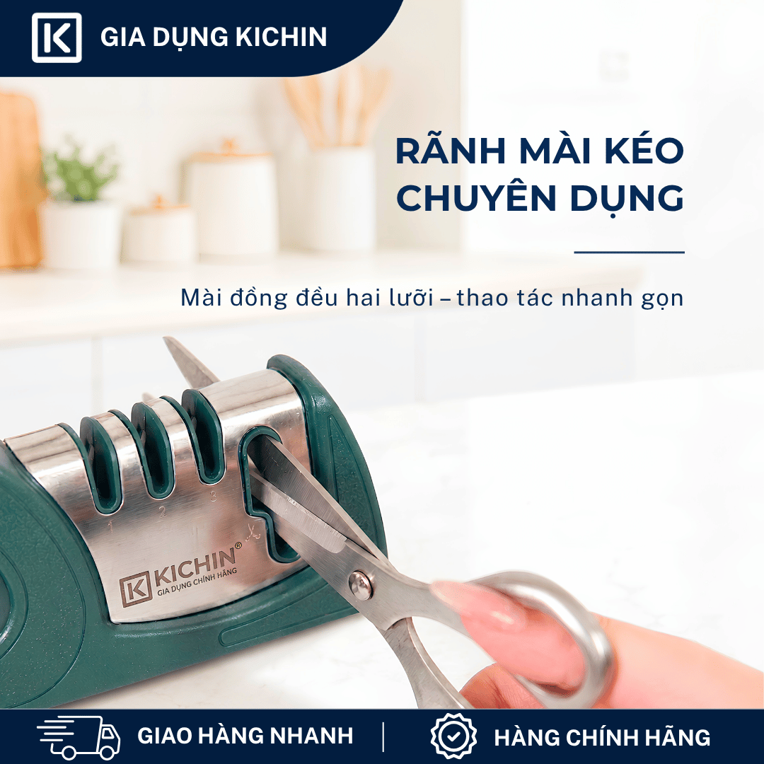 Dụng cụ mài dao 3 bước thương hiệu KICHIN MK-02