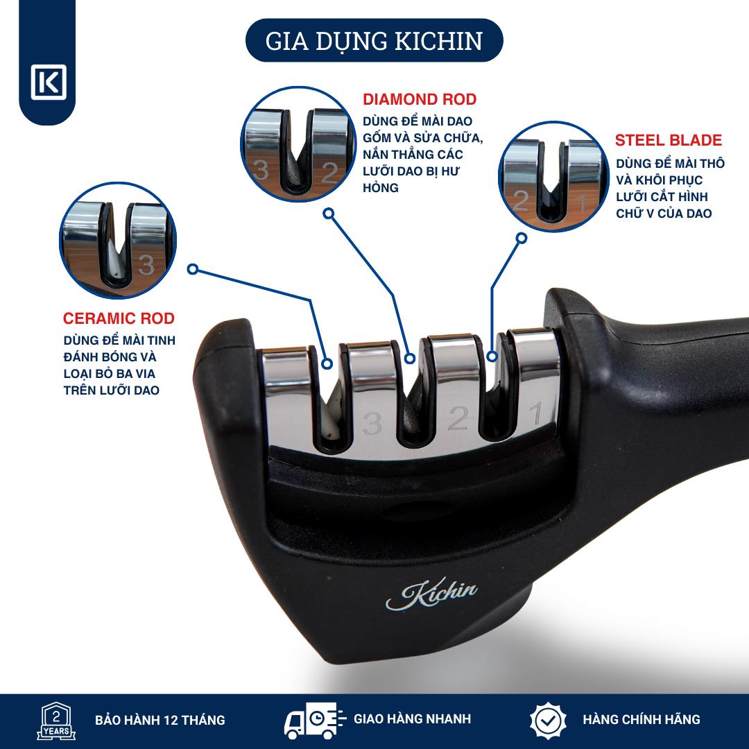 Dụng cụ mài dao 3 bước thương hiệu KICHIN MK-01