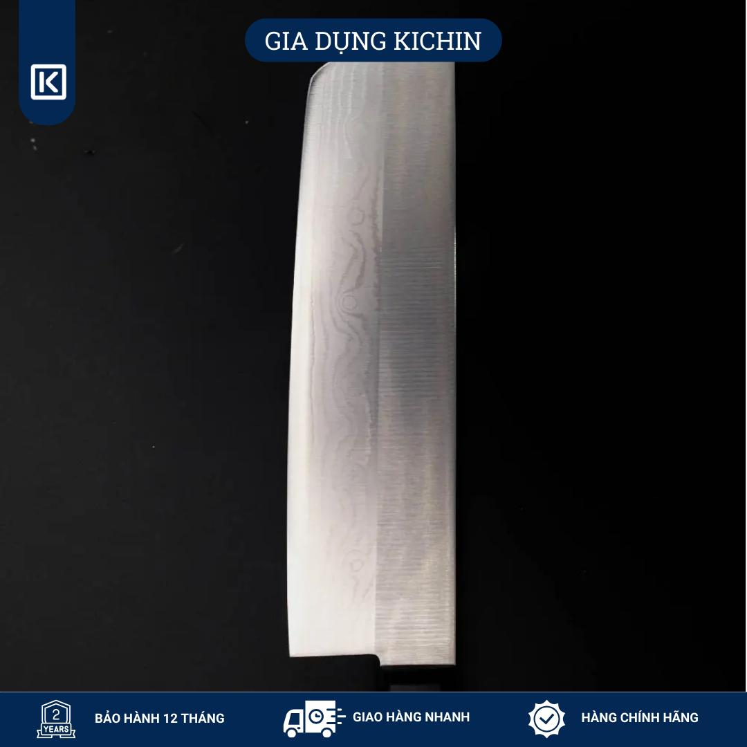 Dao bếp Nhật cao cấp TOJIRO Basic 37 lớp Damascus VG10 Nakiri F330 (165mm)