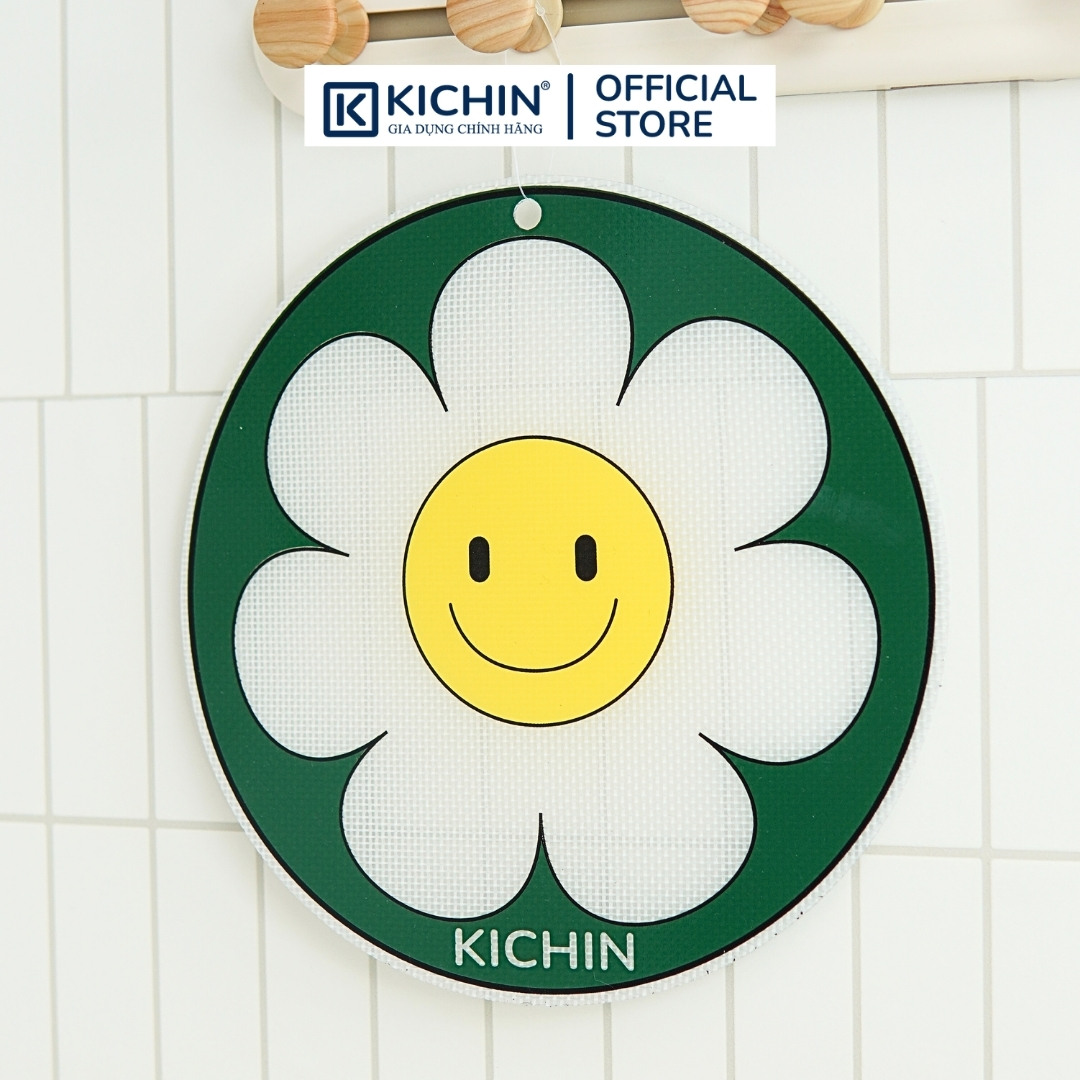 Miếng lót bếp từ Silicon vải sợi thủy tinh cao cấp dày 7mm cảm ứng từ, chịu nhiệt cao, chống trầy xước