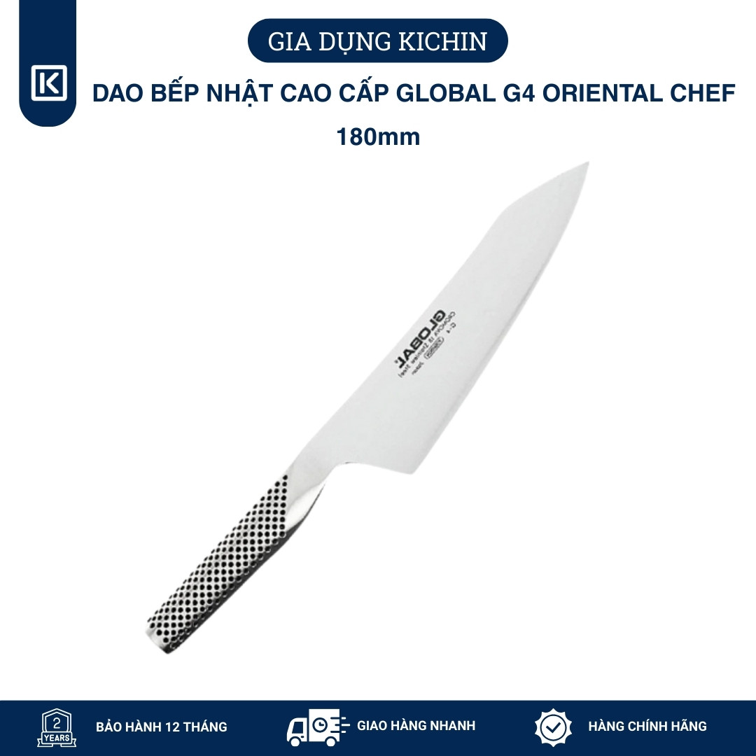 Dao bếp Nhật cao cấp Global G4 Oriental Chef - Dao thái lọc thịt cá (180mm)