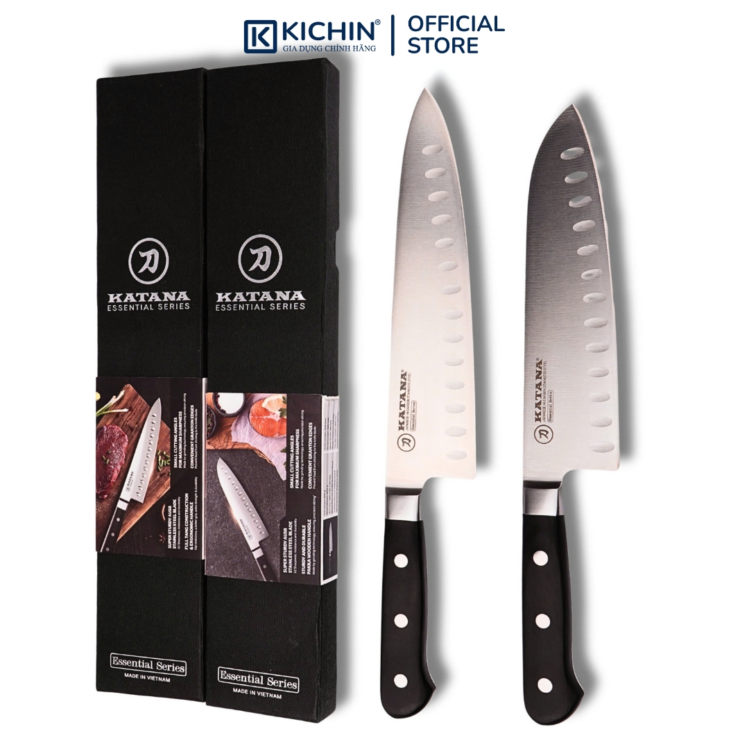 Dap Bếp Cao Cấp Katana Essential Santoku H.G - KATA208 (180mm)