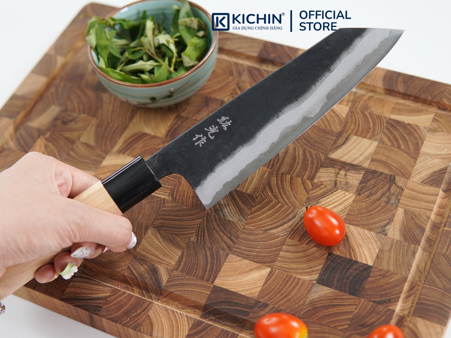 Dao Nhật Thủ Công Cao Cấp Yamasa Bunka 170mm Thép Aogami