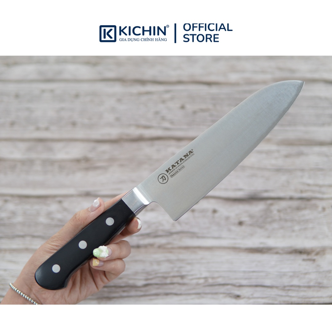 Dao bếp thái đa năng KATANA Essential Santoku - KATA201 (165mm)