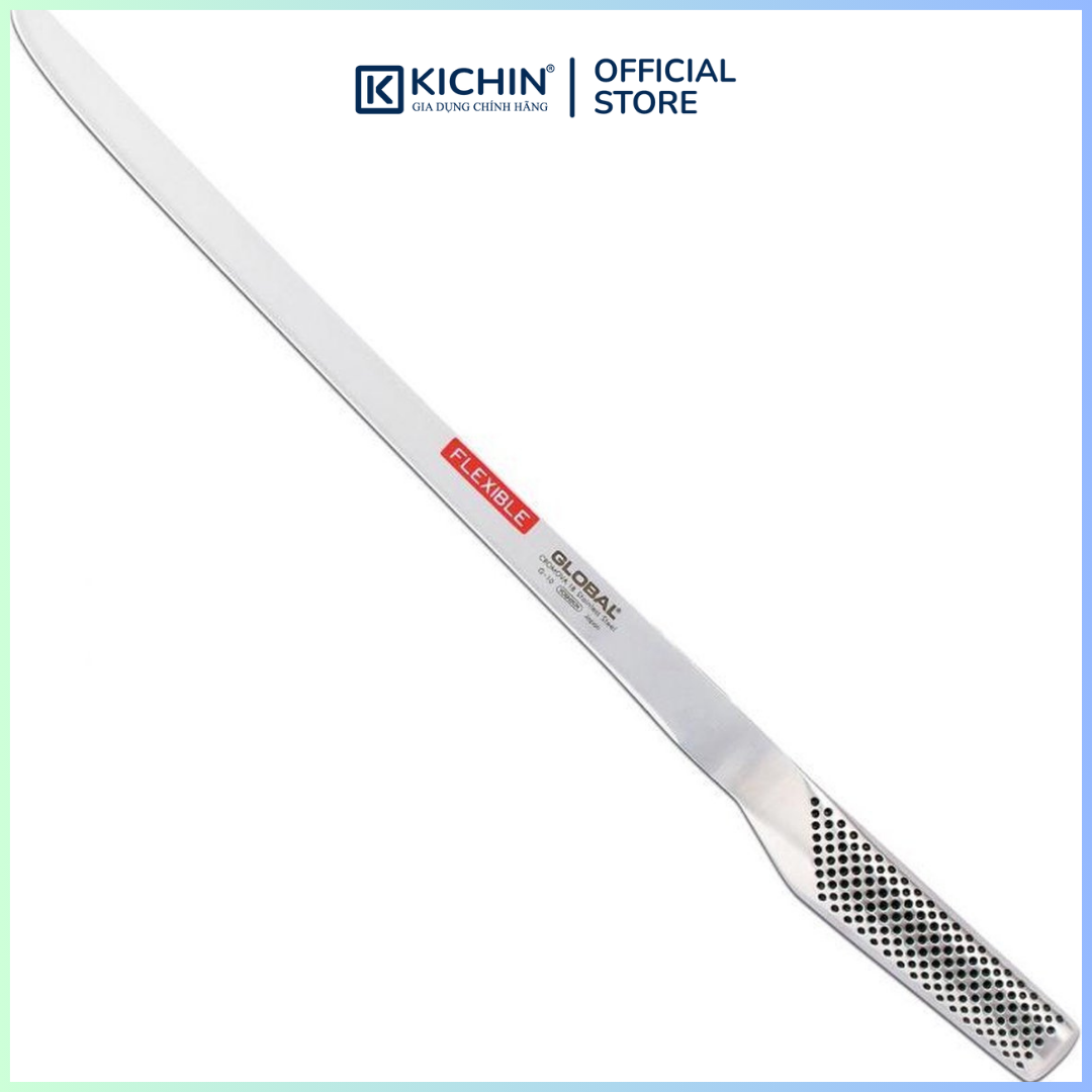 Dao bếp Nhật cao cấp Global G10 Salmon Knife - Dao phi lê cá hồi (310mm)