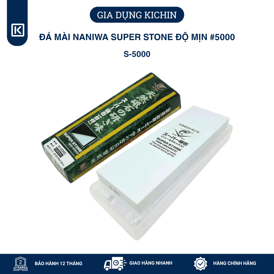 Đá Mài Dao Naniwa Nhật Bản Super Stone Độ Mịn #5000