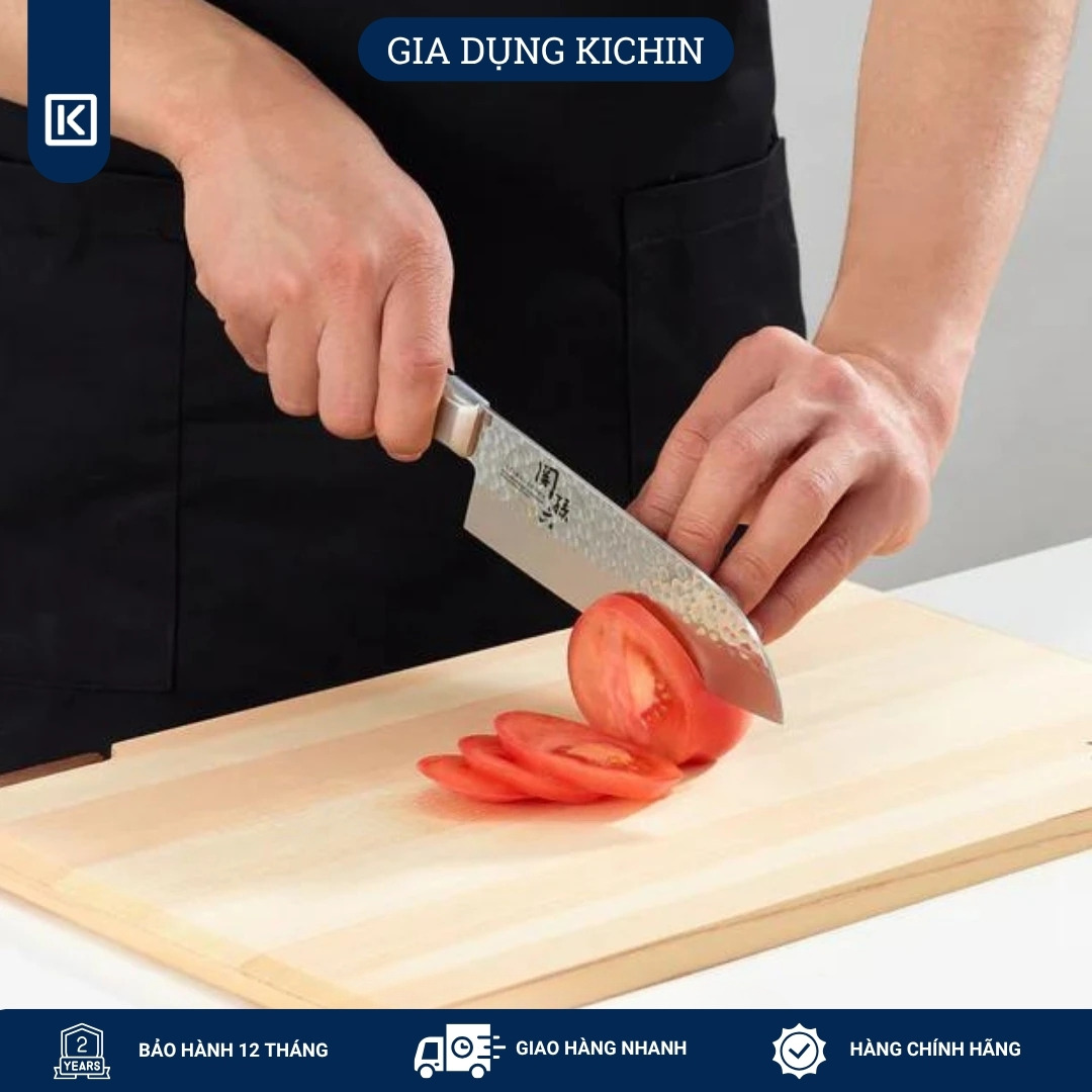 Dao bếp Nhật cao cấp KAI Imayo Santoku - Dao thái đa năng AB5457 (145mm)