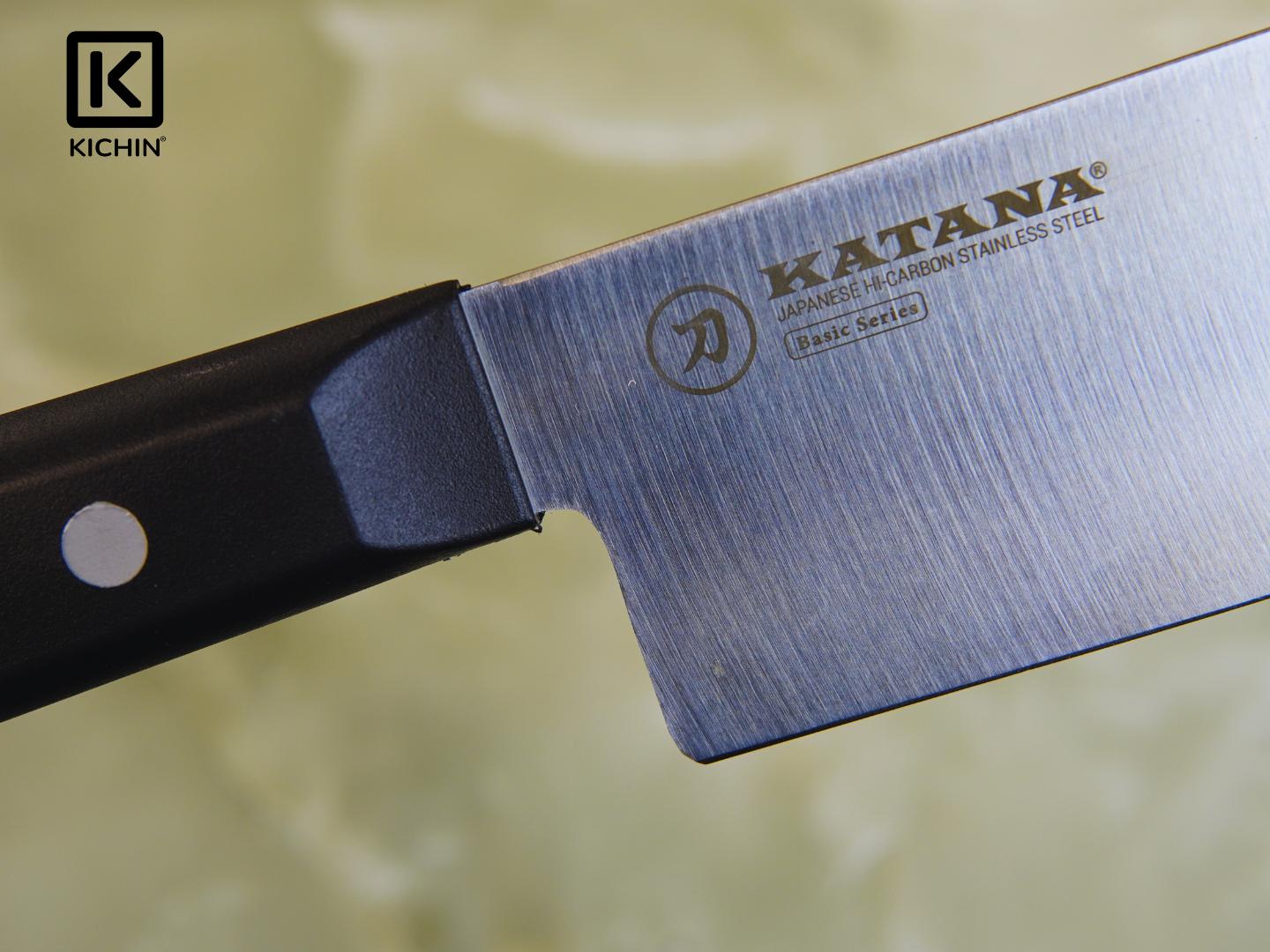 Combo dao Kataba Basic Nakiri + Petty + Dụng cụ mài dao 3 bước KICHIN
