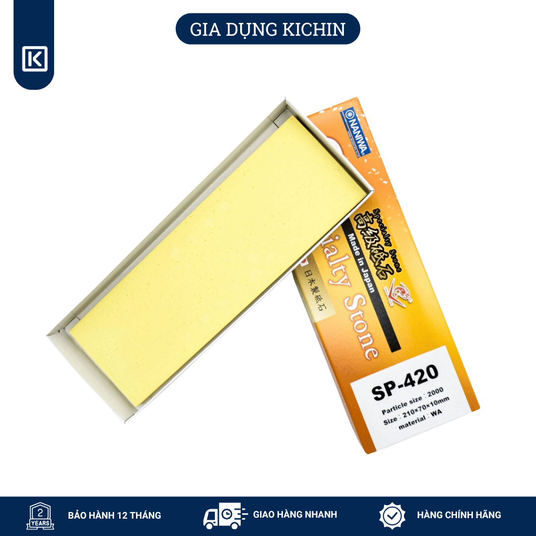 Đá mài trung Naniwa Nhật Bản #2000 SUPER SP 420 (210x70x10)