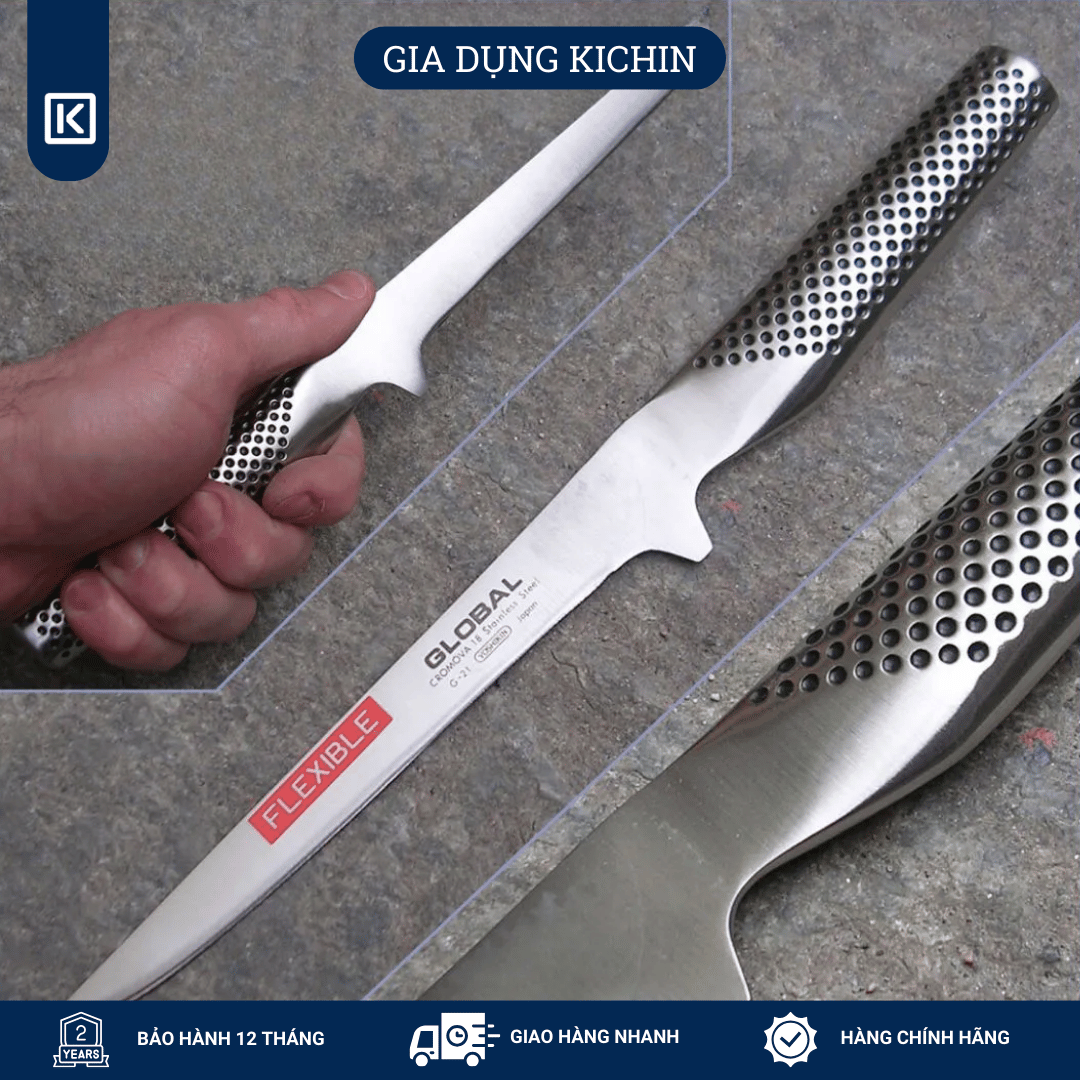Dao bếp Nhật cao cấp Global G21 Boning Knife - Dao lọc xương (160mm)